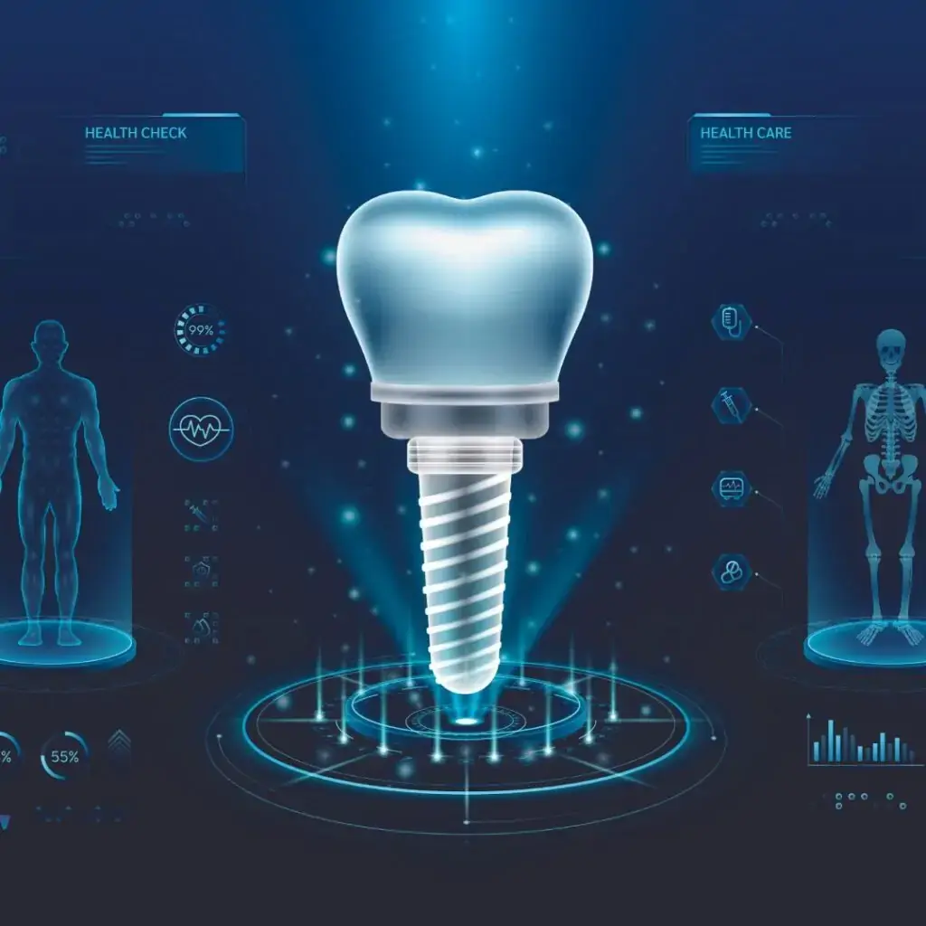 Implant dentar, reprezentare grafica