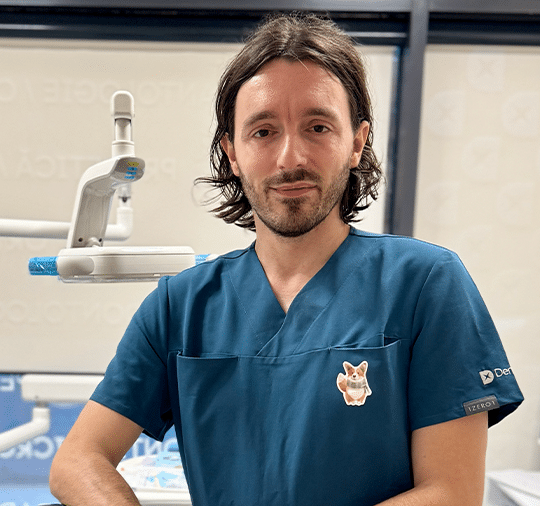 Dr Alexandru Dan at the dental surgery