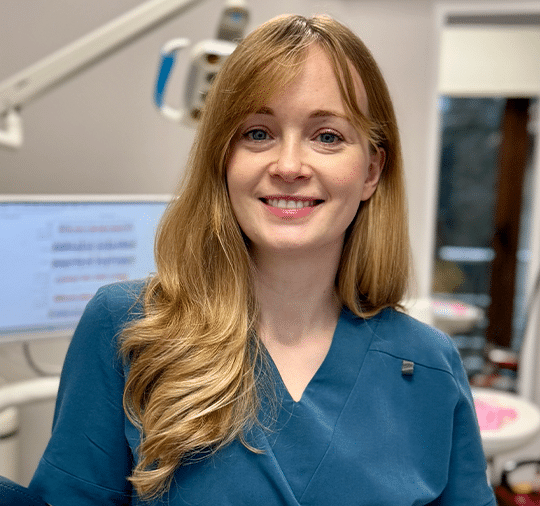 Dr Izabella Zsigmond Brulea at the dental surgery