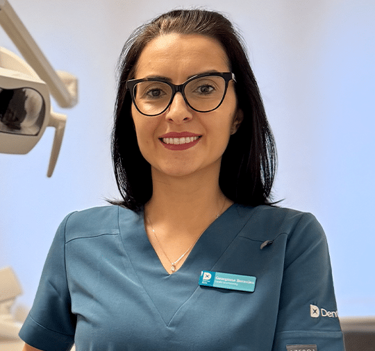 Dr Georgiana Bărzulea at the dental surgery