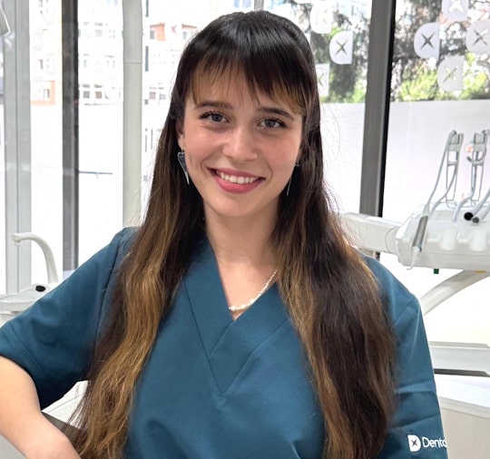 Dr Maria Pruteanu in the stomatology surgery