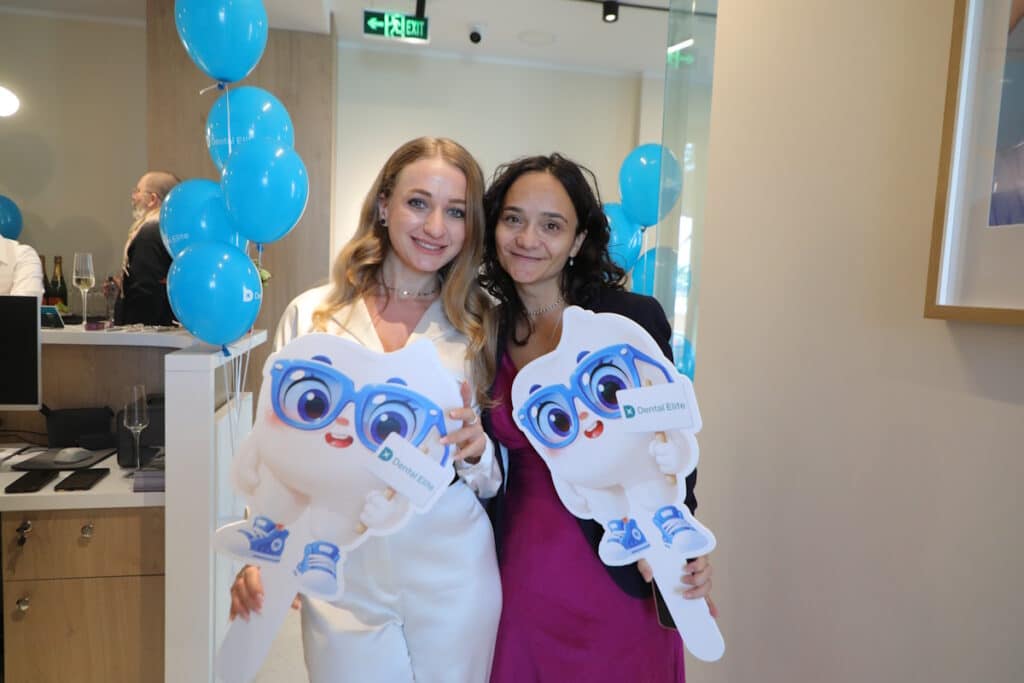 Andreea Sava Mosoiu la deschiderea Dental Elite Voluntari